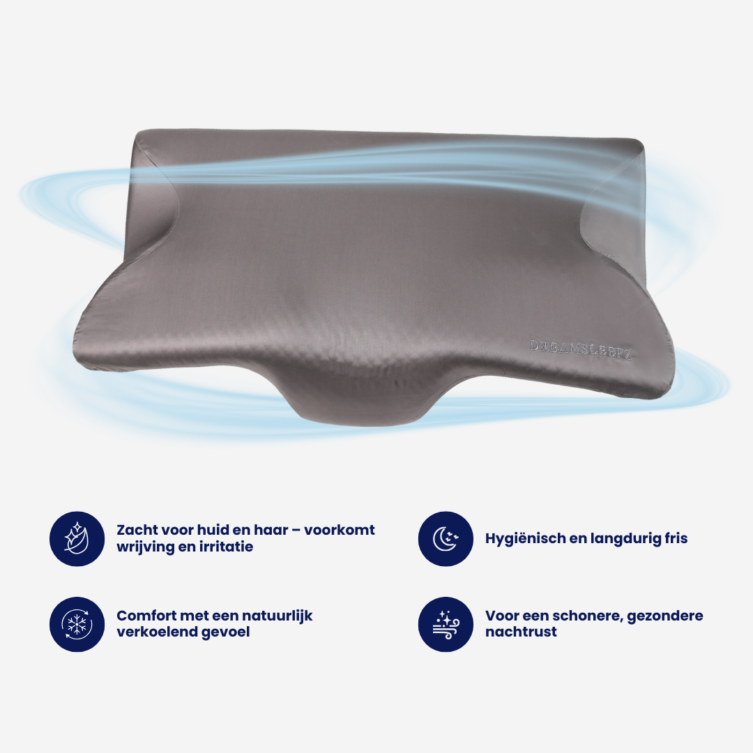 100% Bamboe Kussensloop – Zijdezacht, Luxueus & Verkoelend