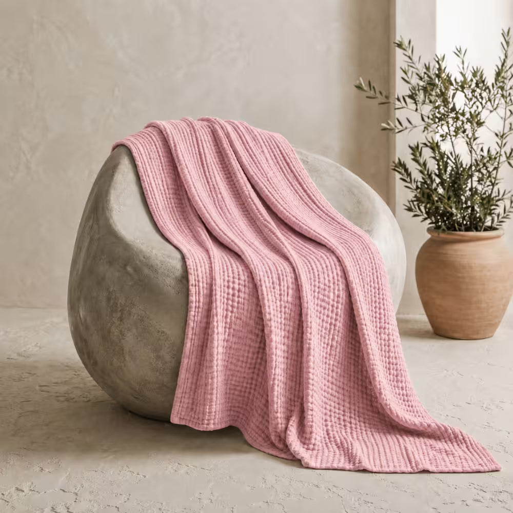 De mousseline deken, 100% mousseline katoen (1+1 gratis)