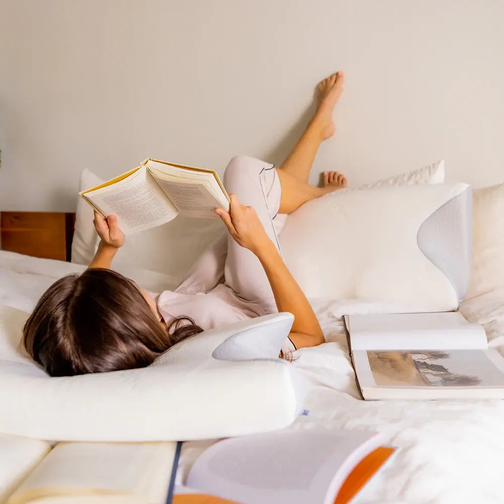 Het originele DreamSleepz kussen – Eindelijk pijnvrij en uitgerust wakker worden