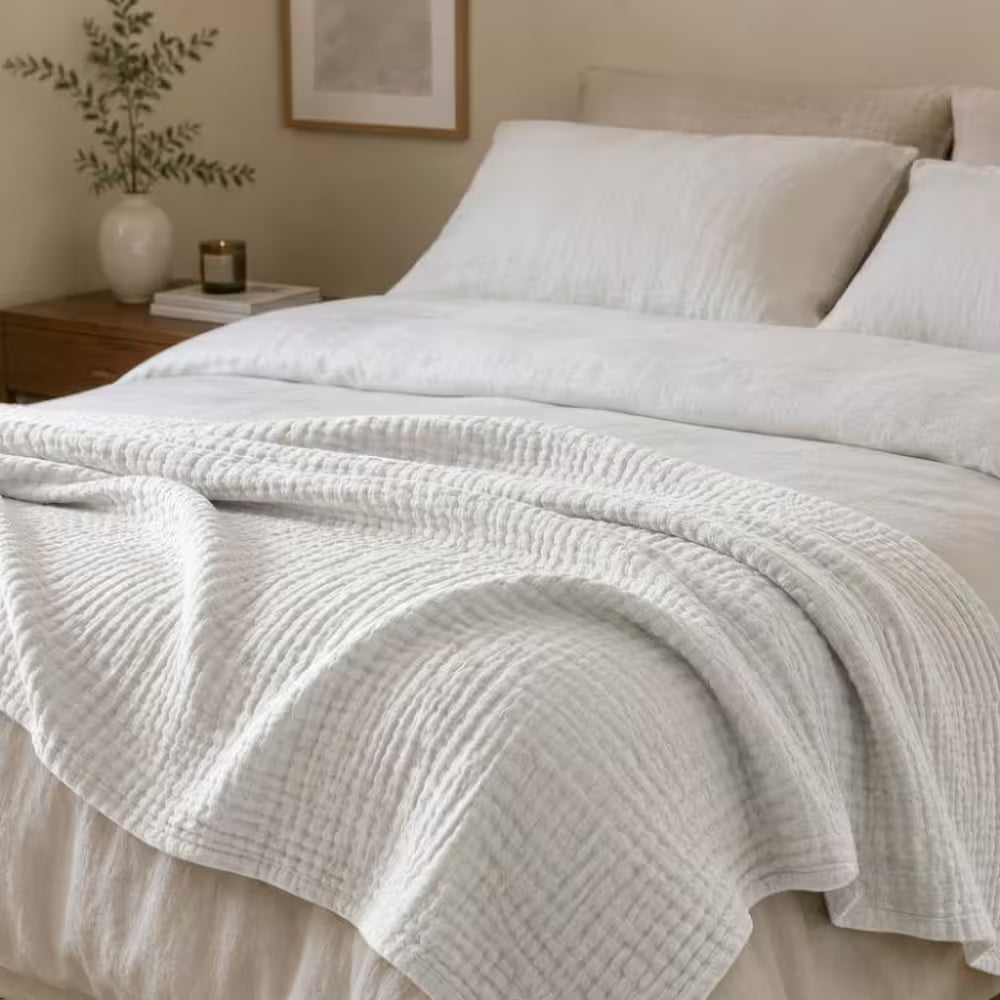 De mousseline deken, 100% mousseline katoen (1+1 gratis)