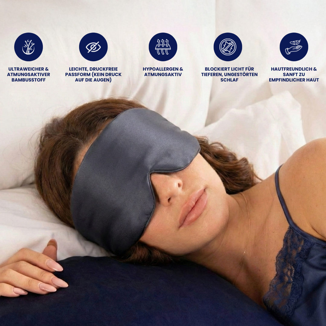 Bamboe slaapmasker voor een diepe slaap