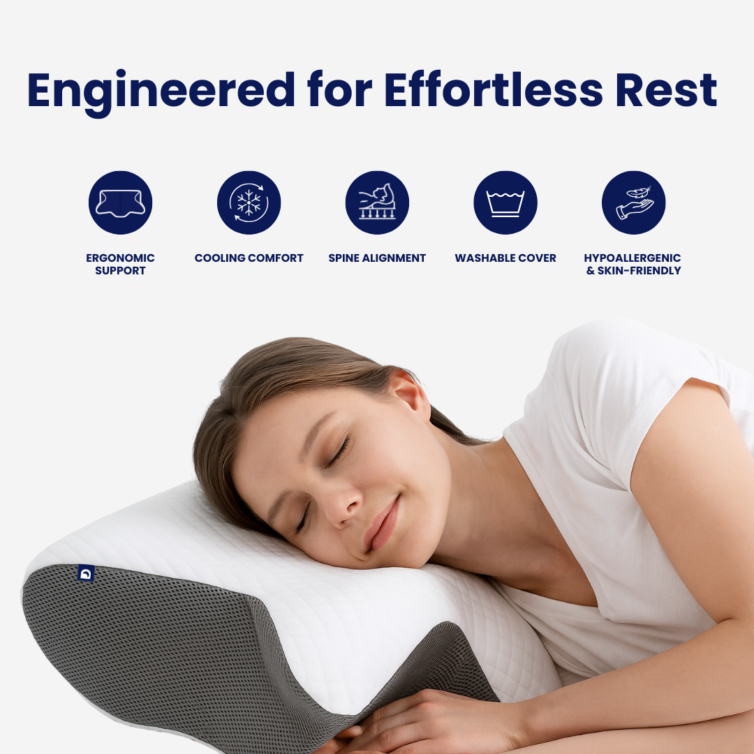Het DreamSleepz Relief-kussen (1+1 gratis)