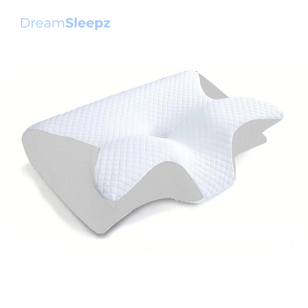 Het originele DreamSleepz kussen – Eindelijk pijnvrij en uitgerust wakker worden